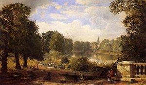 The Serptentine, Hyde Park, London — Jasper Francis Cropsey