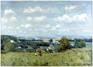 Valley Of The Seine At Saint Cloud — Alfred Sisley