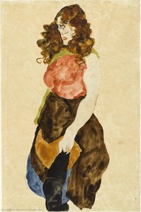Prostitute (dirne) — Egon Schiele, Expressionism