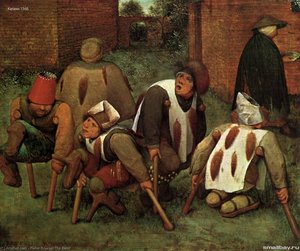 The Cripples — Pieter Bruegel The Elder, Northern Renaissance