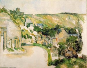 A Turn On The Road At Roche-ruyon — Paul Cézanne
