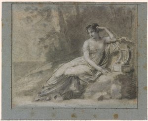 Study For A Portrait Of Empress Joséphine — Pierre-paul Prud'hon