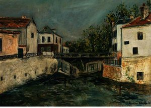 The Pecquoigny Bridge — Maurice Utrillo