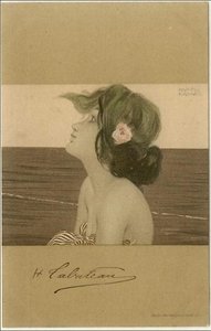 Girls Between Brown-green Borders — Raphael Kirchner