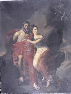 Oedipe Et Antigone Sur Le Mont Cytheron — Georges Rouget