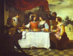 The Prodigal Son Feasting With Courtesans — Bartolomé Esteban Murillo