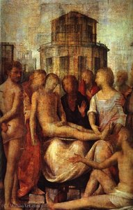 Pietà with St Sebastian and St Roch