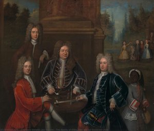 The Family Of Elihu Yale And An Enslaved Child — Johannes Verelst, Jan Verelst, Baroque Realism