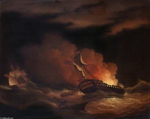The Loss Of The East Indiaman 'kent' In The Bay Of Biscay