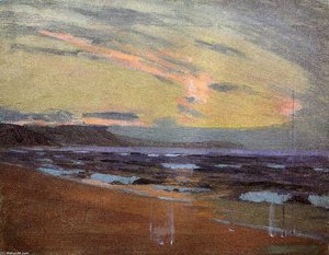 Sunset at Gay Head, Martha's Vinyard, Massachusetts