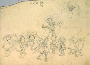 Sketch Book For The 'child's Dream' - (16) — Keeley Halswelle