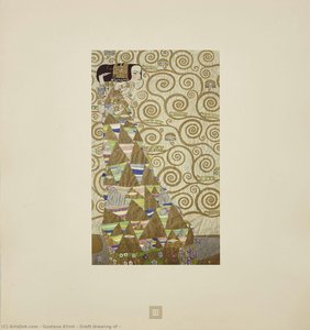 Draft Drawing Of — Gustav Klimt
