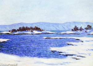 The Banks Of The Fjord At Christiania — Claude Monet