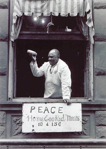 Cook At Father Divine Mission, Harlem — Aaron Siskind