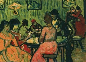 The Brothel — Vincent Willem Van Gogh, Post-impressionism
