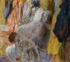 Woman Washing Her Feet — Edgar Degas