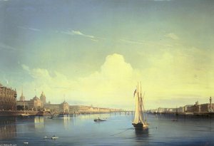 St. Petersburg At Sunset — Alexei Petrovich Bogoliubov