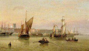 Hull Pier From The Humber — Henry Redmore