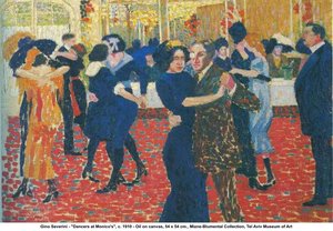 Dancers At Monicos — Gino Severini