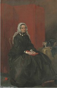 Portrait Of Emily Jane, Viscountess Hardinge — Sir Francis Grant, Contemporary Realism