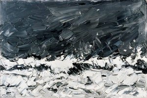 Stormy Sea — John Kyffin Williams
