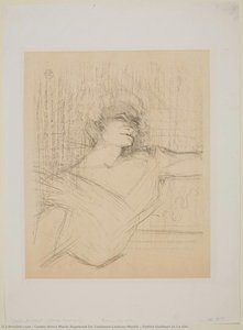 Yvette Guilbert In La Glu — Henri De Toulouse-lautrec