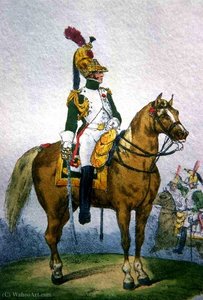 Dragons Officer Of The Imperial Guard In Full Dress. — Antoine Charles Horace Vernet Aka Carle Vernet