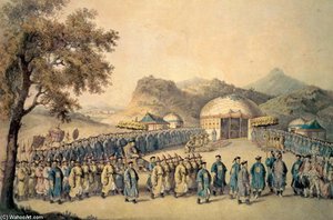 The Approach Of The Emperor Of China To His Tent In Tartary To Receive The British Ambassador, Georg — Alexander William