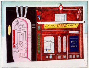Café, Place Des Vosges — Stuart Davis