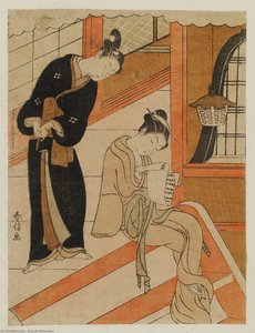 Poem By Sanjô No In Onna Kurôdo Sakon — Suzuki Harunobu, Ukiyo-e