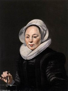 Portrait Of A Woman With A Balance — Thomas De Keyser, Dutch Golden Age Portraiture
