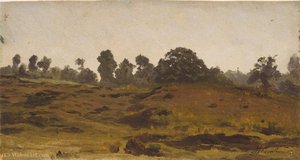 View Of A Field — Auguste François Bonheur