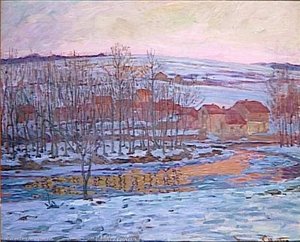 SOIR D'HIVER A PONTARLIER