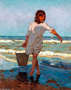 Niña en la Playa