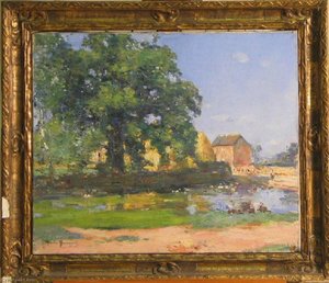 L'Etang d'Olemps (La mare verte)