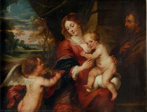 Sacred Family — Workshop Of Peter Paul Rubens