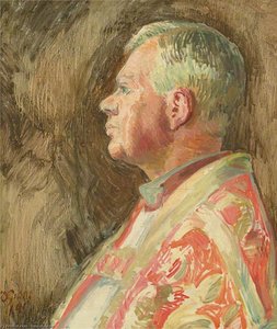 Study For A Portrait Of Bishop Bell — Duncan Grant