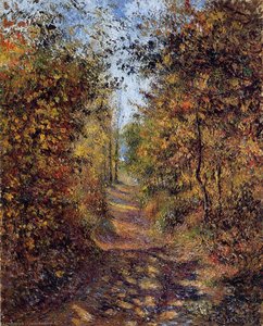 Path Under The Trees, Summer — Camille Pissarro