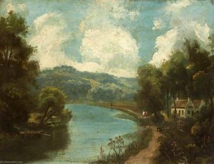 Molly Ward’s Cottage On The River Lagan — Hugh Frazer