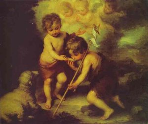 Children With A Shell — Bartolomé Esteban Murillo