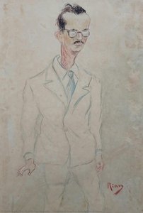 [caricature Of President Jânio Da Silva Quadros] — Nair De Teffé Von Hoonholtz, Contemporary Realism