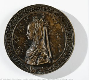 Lyon Medal, Anne Of Brittany (reverse) — Nicolas Leclerc, Jean De Saint Priest Et Jean Lepère