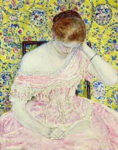 The Old Fashioned Gown — Frederick Carl Frieseke