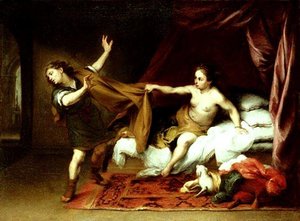 José Con La Mujer De Putifar — Bartolomé Esteban Murillo