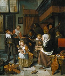 Feast Of St. Nicholas — Jan Havickszoon Steen