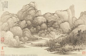 Landscapes after old masters