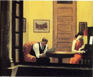 Room In New York — Edward Hopper, Contemporary Realism