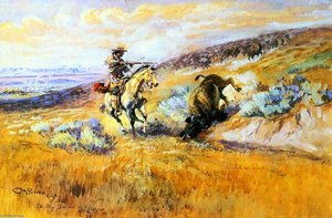 Meat For Wagons — Charles Marion Russell