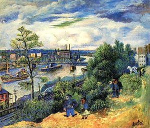 A Tree By The Railway — David Davidovich Burliuk
