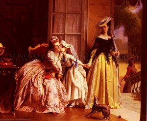 La Reine Marie-antoinette Et Sa Fille, Madame Royale, A Vers — Joseph Caraud